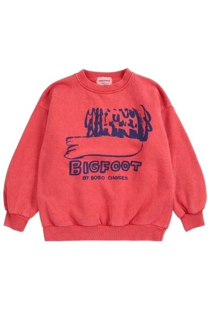 Bobo Choses bigfoot by bc sweatshirt red