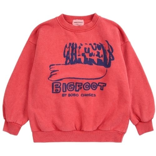 Bobo Choses bigfoot by bc sweatshirt red-1