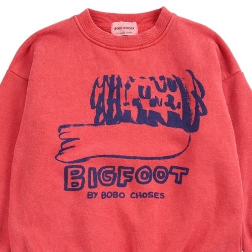 Bobo Choses bigfoot by bc sweatshirt red-4