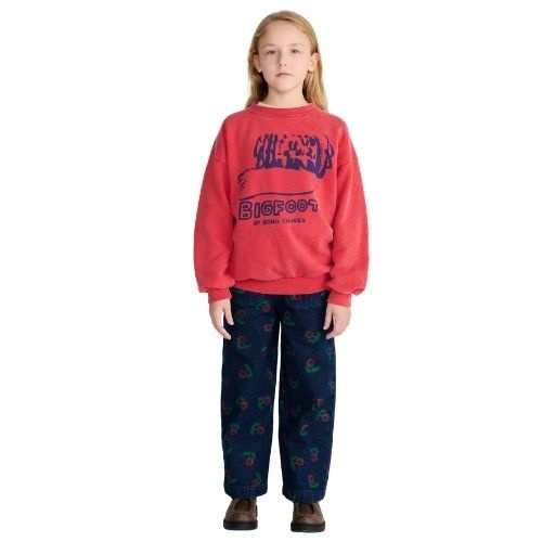 Bobo Choses bigfoot by bc sweatshirt red-3