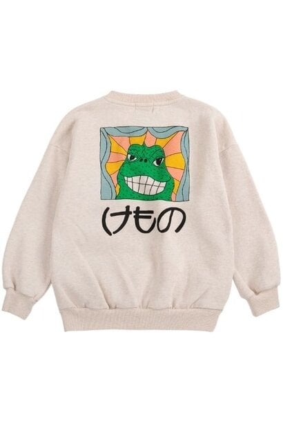 Bobo Choses beast sweatshirt beige