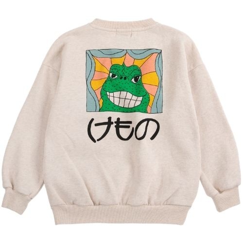 Bobo Choses beast sweatshirt beige-5