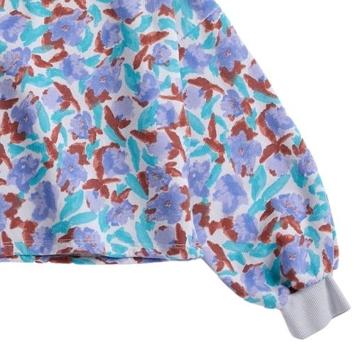 Bobo Choses watercolor all over cropped sweatshirt lavender-3