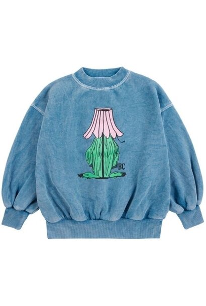 Bobo Choses hidden monster sweatshirt blue
