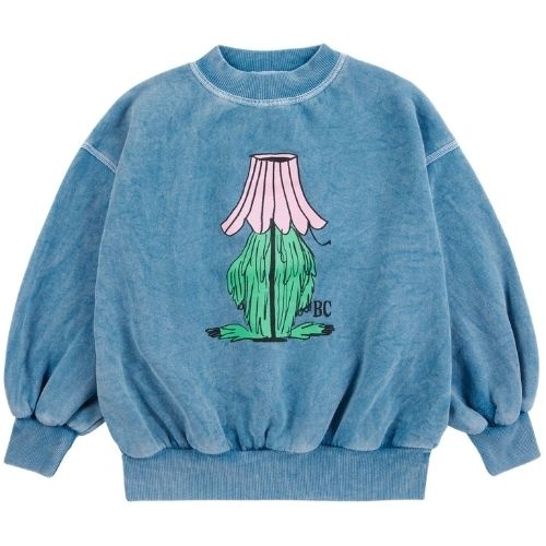 Bobo Choses hidden monster sweatshirt blue-1
