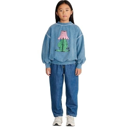 Bobo Choses hidden monster sweatshirt blue-3