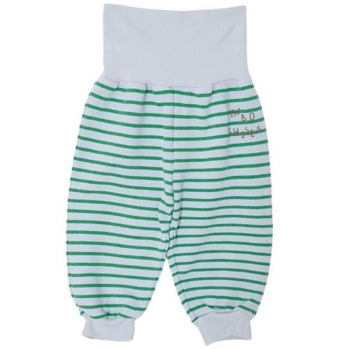 Bobo Choses bobo choses stripes jogging pants light heather grey green-1