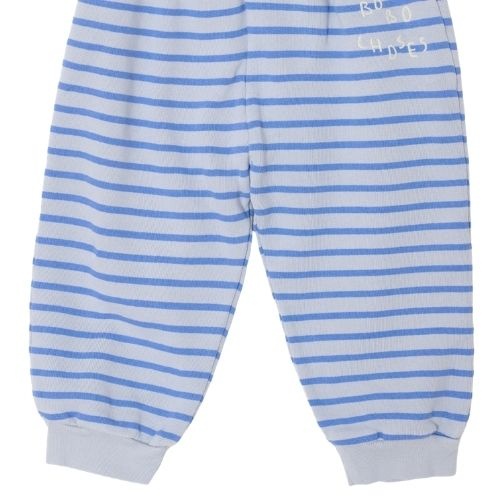 Bobo Choses bobo choses stripes jogging pants light heather grey blue-3
