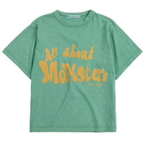 Bobo Choses all about monsters t-shirt light green-1