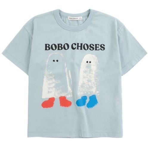 Bobo Choses booty ghosts t-shirt light blue-1