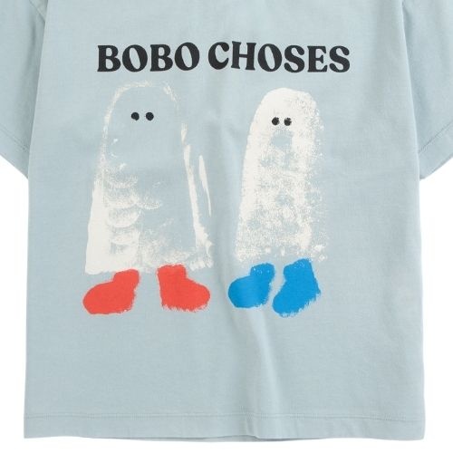 Bobo Choses booty ghosts t-shirt light blue-6