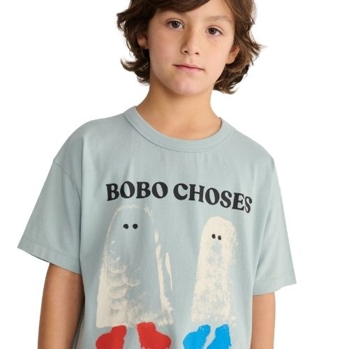 Bobo Choses booty ghosts t-shirt light blue-2