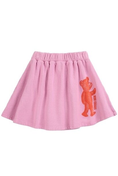 Bobo Choses softpaw monster fleece skirt pink