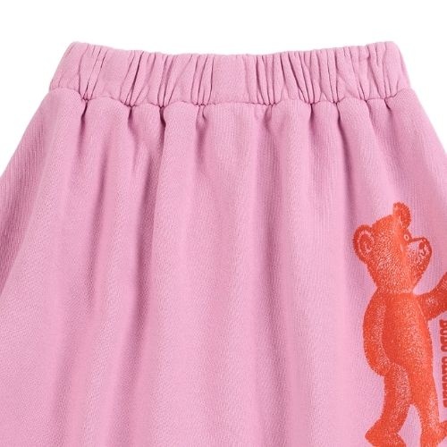 Bobo Choses softpaw monster fleece skirt pink-3