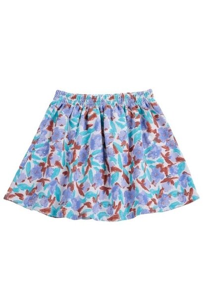 Bobo Choses watercolor all over fleece skirt lavender