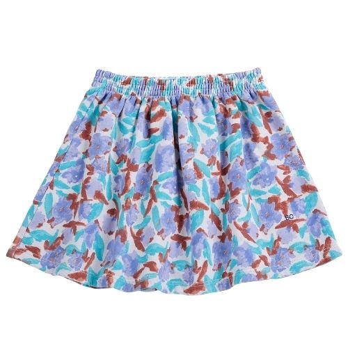 Bobo Choses watercolor all over fleece skirt lavender-1