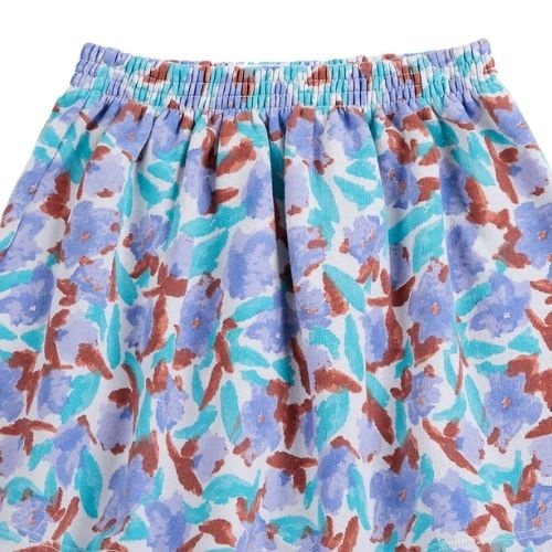 Bobo Choses watercolor all over fleece skirt lavender-4