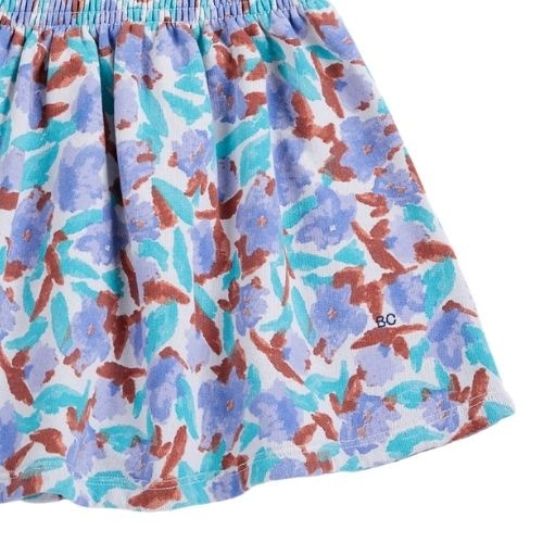 Bobo Choses watercolor all over fleece skirt lavender-5