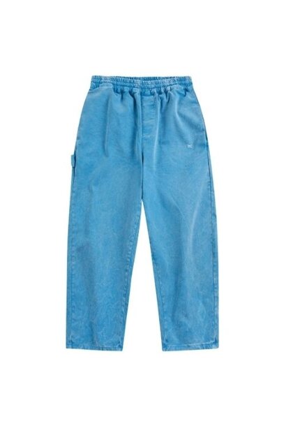 Bobo Choses booo bo choses tag woven pants blue