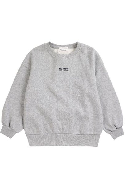 Bobo Choses mush monster duo sweatshirt light heather grey