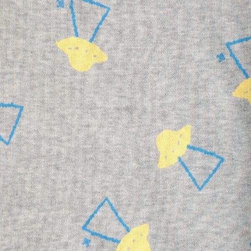 Bobo Choses baby pixel abduction all over sweatshirt light heather grey-5