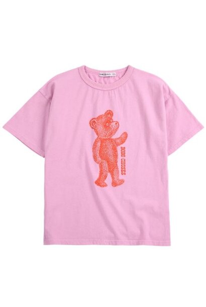 Bobo Choses softpaw monster t-shirt pink