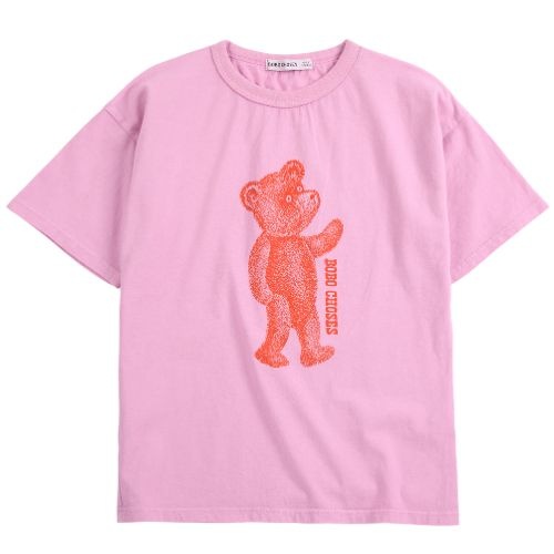 Bobo Choses softpaw monster t-shirt pink-1