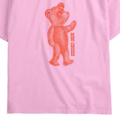 Bobo Choses softpaw monster t-shirt pink-5