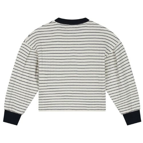 Charlie Petite sien sweater stripes ecru navy - trui-4