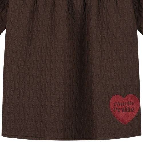 Charlie Petite jara dress dark brown - jurk-5