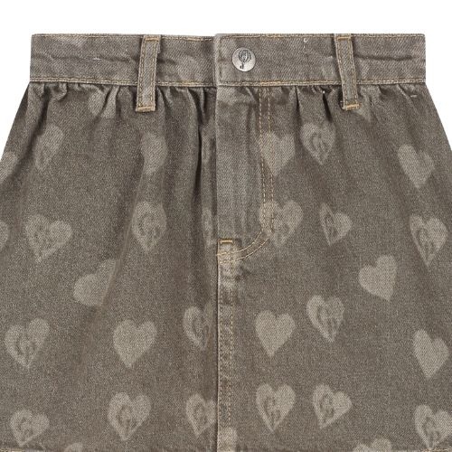 Charlie Petite sil skirt forest green - rok-7