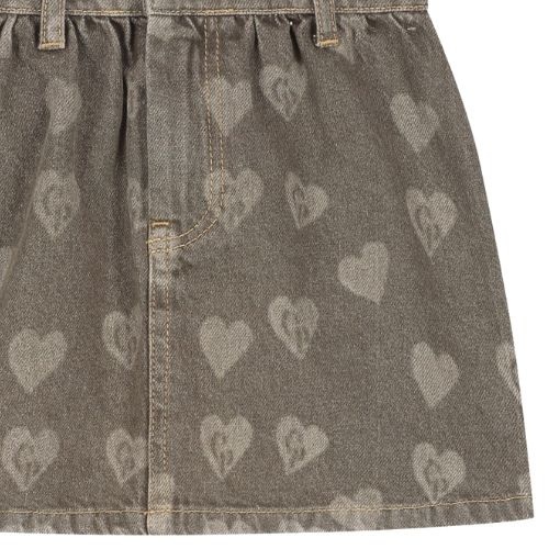 Charlie Petite sil skirt forest green - rok-8