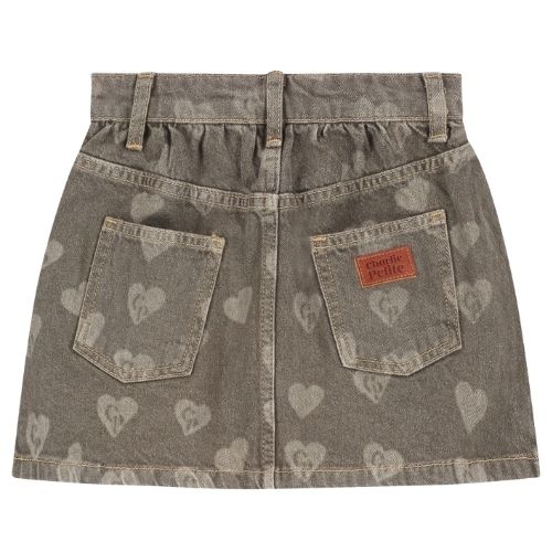 Charlie Petite sil skirt forest green - rok-9