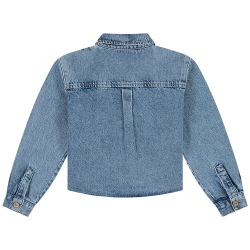 Charlie Petite sage blouse light blue-7