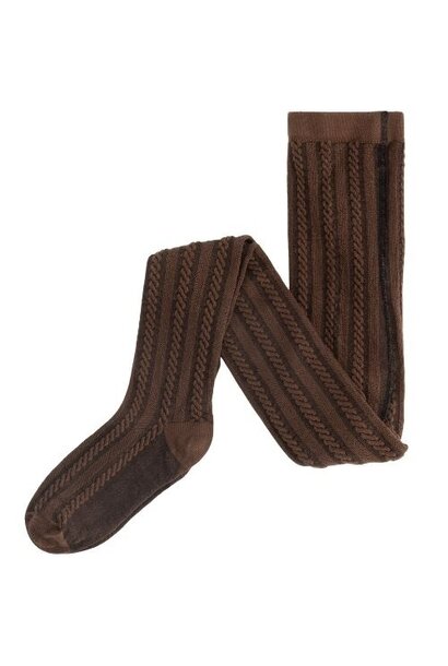 Charlie Petite jolé tights dark brown - maillot