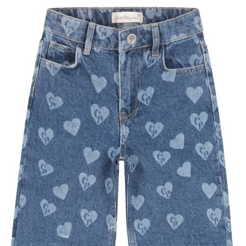 Charlie Petite isae jeans medium blue - broek-5