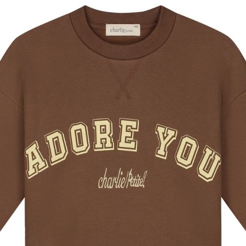 Charlie Petite lux sweater brown - trui-4