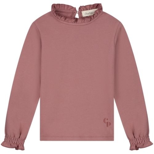 Charlie Petite juniper longsleeve pink - shirt-1