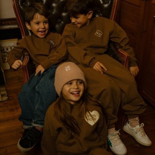 Charlie Petite sara sweater brown - trui-3