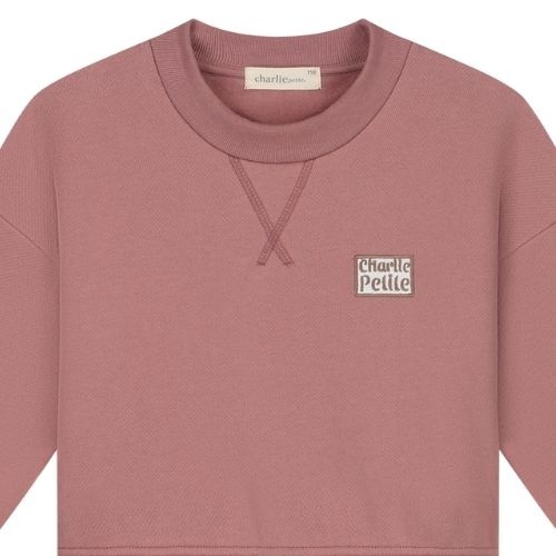 Charlie Petite sara sweater pink - trui-2