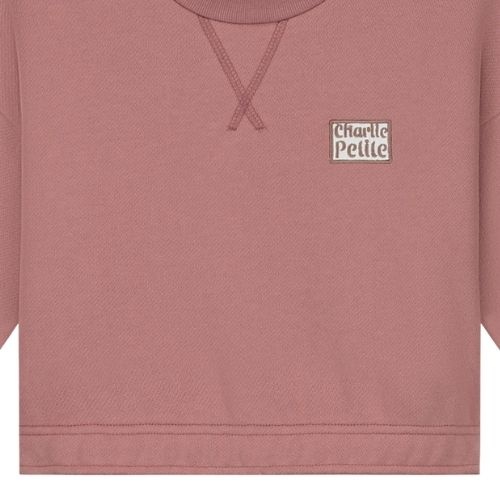 Charlie Petite sara sweater pink - trui-3
