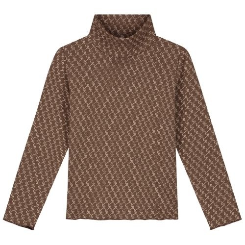 Charlie Petite june longsleeve brown - shirt-1