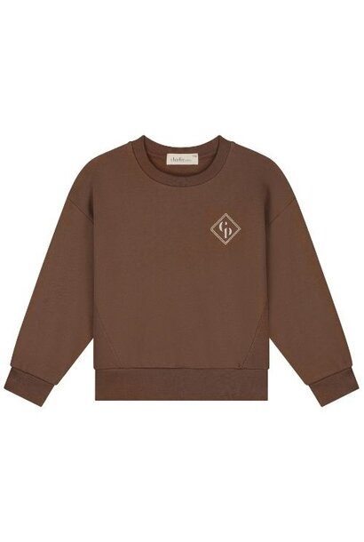 Charlie Petite pepe sweater brown - broek