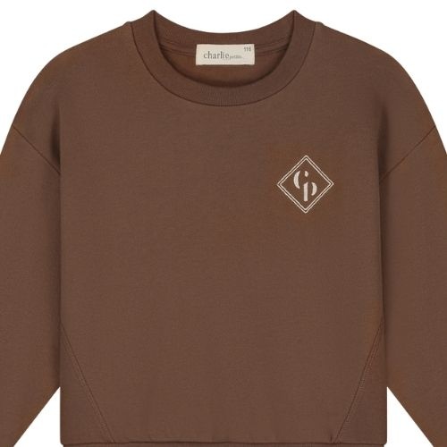 Charlie Petite pepe sweater brown - broek-4