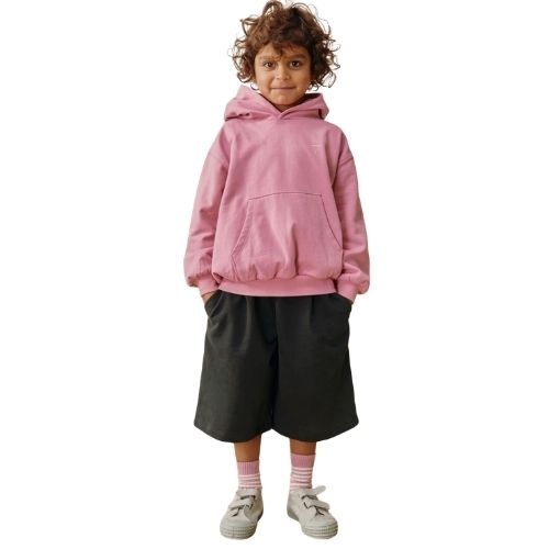 Gray Label hoodie gots bubblegum - trui-3
