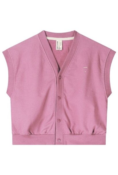 Gray Label oversized spencer cardigan gots bubblegum - trui