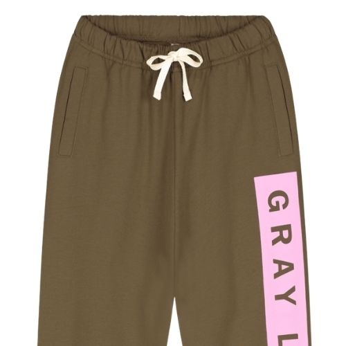 Gray Label logo track pants gots woody bubblegum - broek-4