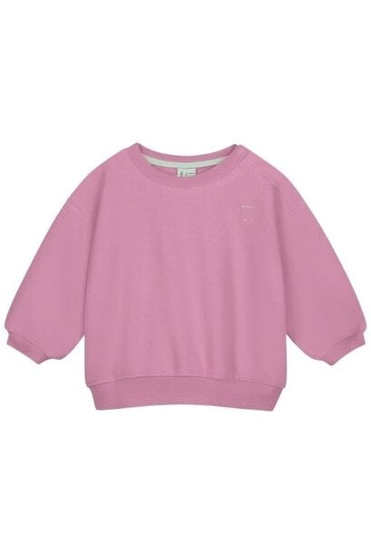 Gray Label baby dropped shoulder sweater gots bubblegum - trui