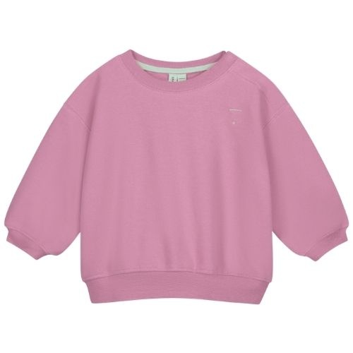 Gray Label baby dropped shoulder sweater gots bubblegum - trui-1