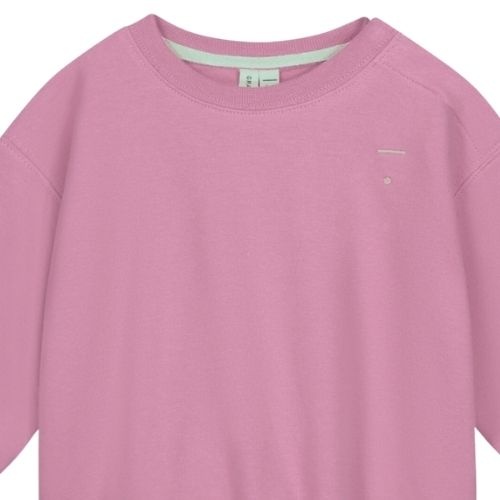 Gray Label baby dropped shoulder sweater gots bubblegum - trui-2